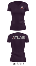 ATLAS 52779746 Women's Short Sleeve V-neck Shirt - 4