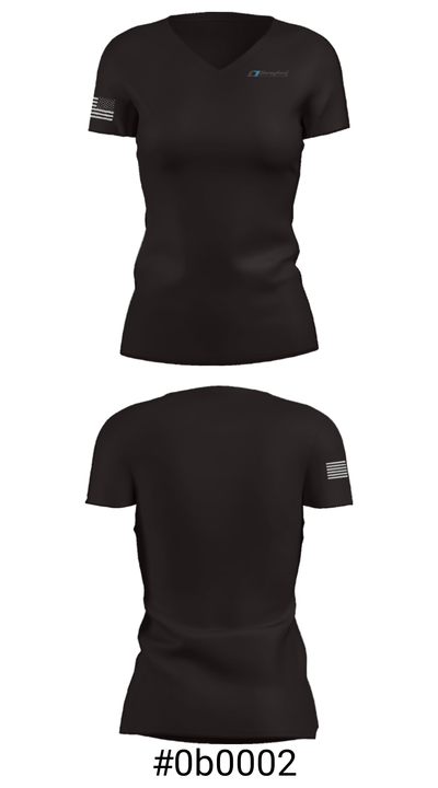 Beresford Ltd 62207063 Women's Short Sleeve V-neck Shirt - 21