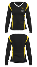 Northeast Jones High School Basketball 17103640 Women's Long Sleeve V-neck Shirt - 36
