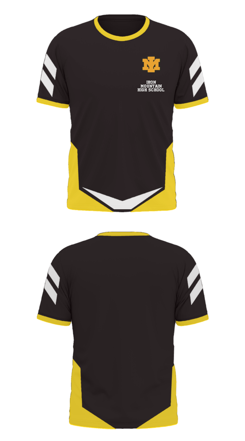 Short Sleeve Performance Polo, Iron Mountain High School, Spirit Store, Teamtime, Team time, sublimation, custom sports apparel, team uniforms, spirit wear, spiritwear, sports uniforms, custom shirts, team store, custom team store, fundraiser sports, apparel fundraiser
