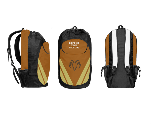 Gear Bag, Holt High School Wrestling, Wrestling, Teamtime, Team time, sublimation, custom sports apparel, team uniforms, spirit wear, spiritwear, sports uniforms, custom shirts, team store, custom team store, fundraiser sports, apparel fundraiser