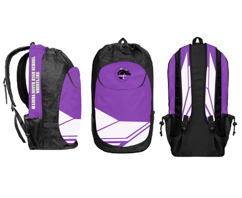 Gear Bag, Madera South High School Wrestling, Wrestling, Teamtime, Team time, sublimation, custom sports apparel, team uniforms, spirit wear, spiritwear, sports uniforms, custom shirts, team store, custom team store, fundraiser sports, apparel fundraiser