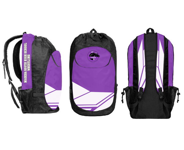 Gear Bag, Madera South High School Wrestling, Wrestling, Teamtime, Team time, sublimation, custom sports apparel, team uniforms, spirit wear, spiritwear, sports uniforms, custom shirts, team store, custom team store, fundraiser sports, apparel fundraiser