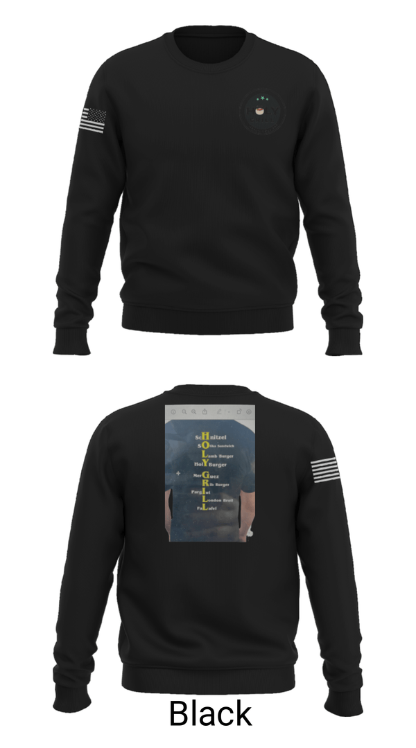 Crew Neck Sweatshirt, Holy Grill, , Teamtime, Team time, sublimation, custom sports apparel, team uniforms, spirit wear, spiritwear, sports uniforms, custom shirts, team store, custom team store, fundraiser sports, apparel fundraiser