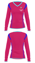 The Cigar Room 61643183 Women's Long Sleeve V-neck Shirt - 30