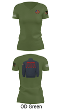 Jasper County Fire Rescue 11474467 Women's Short Sleeve V-neck Shirt - 28