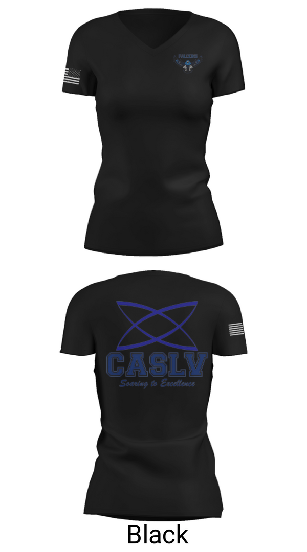 Women's Short Sleeve Vneck Shirt, Coral Academy Of Science Las Vegas Centennial Hills, Spirit Store, Teamtime, Team time, sublimation, custom sports apparel, team uniforms, spirit wear, spiritwear, sports uniforms, custom shirts, team store, custom team store, fundraiser sports, apparel fundraiser