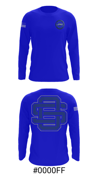 Long Sleeve Performance Shirt, Ocean Springs Middle School Basketball, Women's Basketball, Teamtime, Team time, sublimation, custom sports apparel, team uniforms, spirit wear, spiritwear, sports uniforms, custom shirts, team store, custom team store, fundraiser sports, apparel fundraiser