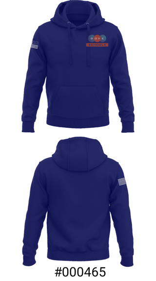 Hoodie, Dove Science Academy Middle School-South Okc, Spirit Store, Teamtime, Team time, sublimation, custom sports apparel, team uniforms, spirit wear, spiritwear, sports uniforms, custom shirts, team store, custom team store, fundraiser sports, apparel fundraiser