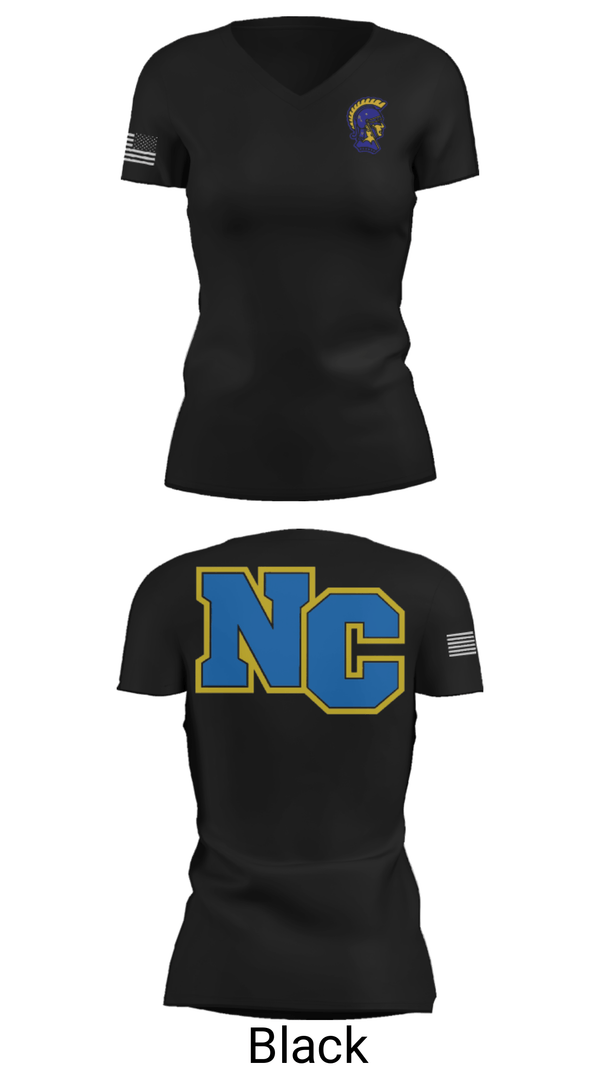 Women's Short Sleeve Vneck Shirt, North County Middle School Basketball, Women's Basketball, Teamtime, Team time, sublimation, custom sports apparel, team uniforms, spirit wear, spiritwear, sports uniforms, custom shirts, team store, custom team store, fundraiser sports, apparel fundraiser
