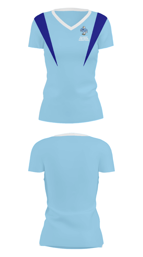 Women's Short Sleeve Vneck Shirt, Hillcrest High School Basketball, Men's Basketball, Teamtime, Team time, sublimation, custom sports apparel, team uniforms, spirit wear, spiritwear, sports uniforms, custom shirts, team store, custom team store, fundraiser sports, apparel fundraiser