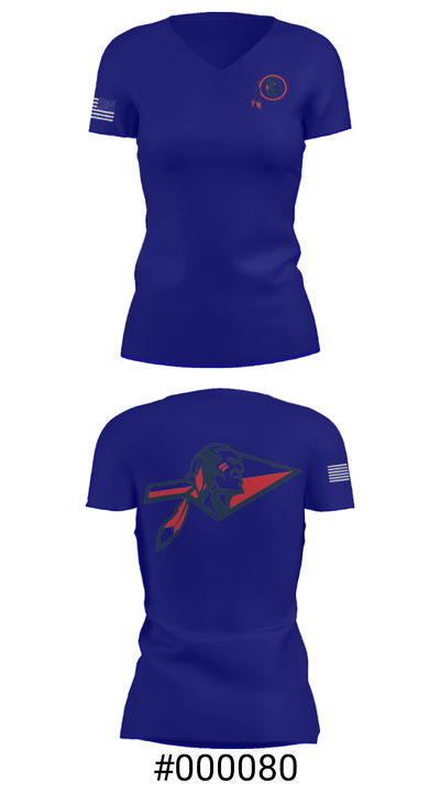 South Jones High School Tennis 23177880 Women's Short Sleeve V-neck Shirt - 21