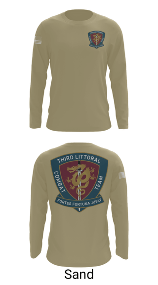 Long Sleeve Performance Shirt, , Marines, Teamtime, Team time, sublimation, custom sports apparel, team uniforms, spirit wear, spiritwear, sports uniforms, custom shirts, team store, custom team store, fundraiser sports, apparel fundraiser