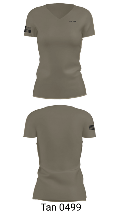 E CO 21BEB 21998530 Women's Short Sleeve V-neck Shirt - 36