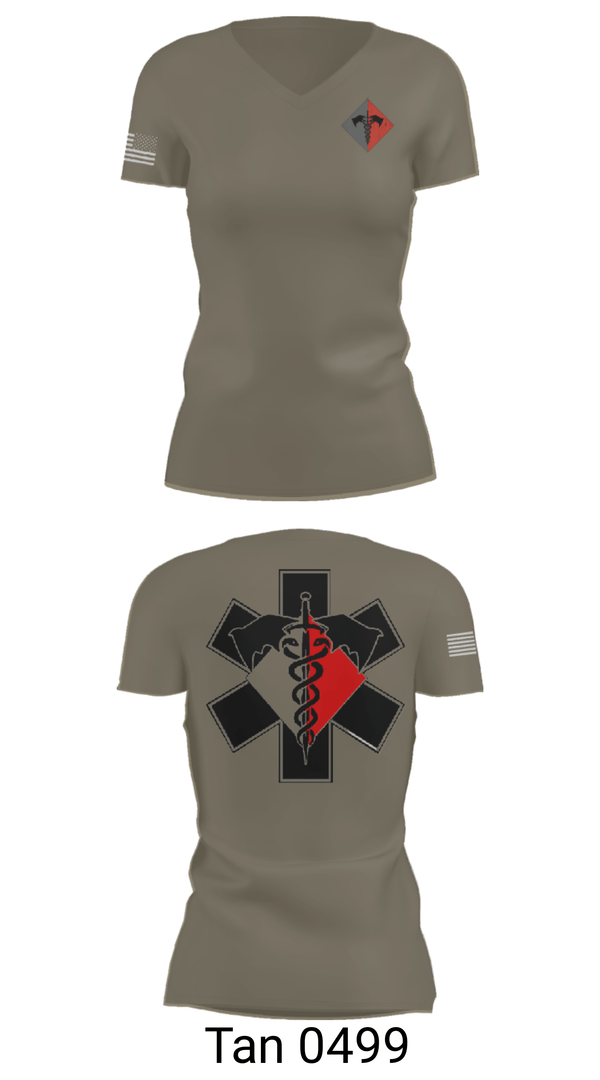 Women's Short Sleeve Vneck Shirt, , Army, Teamtime, Team time, sublimation, custom sports apparel, team uniforms, spirit wear, spiritwear, sports uniforms, custom shirts, team store, custom team store, fundraiser sports, apparel fundraiser