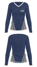 Willow Canyon High School Basketball 81698703 Women's Long Sleeve V-neck Shirt - 23