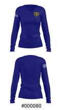 Hertford County High School Basketball 26863207 Women's Long Sleeve V-neck Shirt - 20