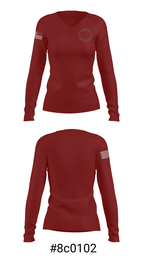 Women's Long Sleeve Vneck Shirt, Boaz High School Basketball, Women's Basketball, Teamtime, Team time, sublimation, custom sports apparel, team uniforms, spirit wear, spiritwear, sports uniforms, custom shirts, team store, custom team store, fundraiser sports, apparel fundraiser