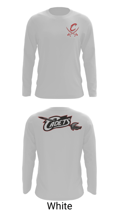 West Point-Beemer Senior High School Wrestling 73200484 Long Sleeve Performance Shirt - 4