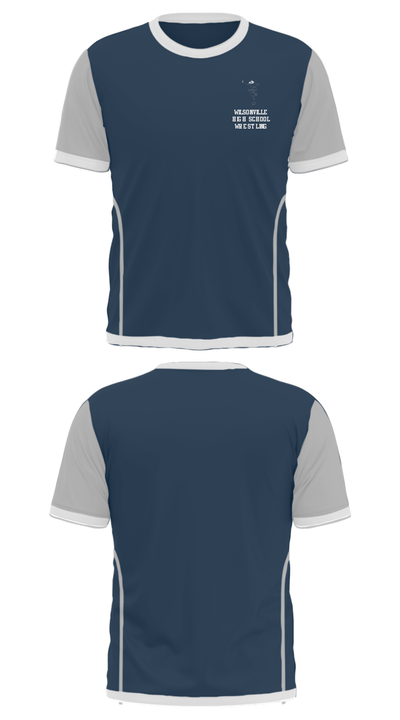 Wilsonville High School Wrestling 77157737 Short Sleeve Performance Shirt - 24