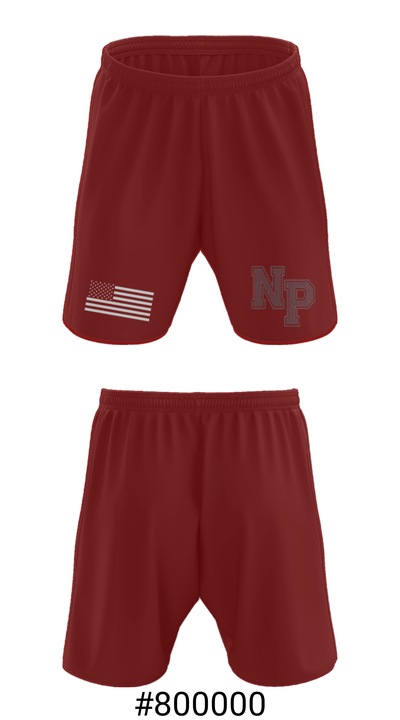 New Paltz High School Gymnastics 57319712 Athletic Shorts With Pockets - 15
