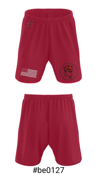 Athletic Shorts With Pockets, Marion Franklin lady Red Devils, Women's Basketball, Teamtime, Team time, sublimation, custom sports apparel, team uniforms, spirit wear, spiritwear, sports uniforms, custom shirts, team store, custom team store, fundraiser sports, apparel fundraiser