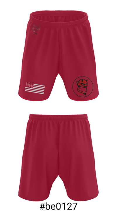 Marion Franklin lady Red Devils 63325407 Athletic Shorts With Pockets - 15