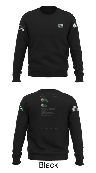 Crew Neck Sweatshirt, PAUL’S ALL ELECTRIC LAWN & LANDSCAPING, , Teamtime, Team time, sublimation, custom sports apparel, team uniforms, spirit wear, spiritwear, sports uniforms, custom shirts, team store, custom team store, fundraiser sports, apparel fundraiser