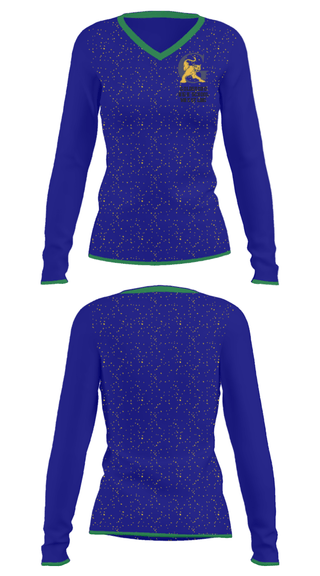 Women's Long Sleeve Vneck Shirt, Goldsboro High School Wrestling, Wrestling, Teamtime, Team time, sublimation, custom sports apparel, team uniforms, spirit wear, spiritwear, sports uniforms, custom shirts, team store, custom team store, fundraiser sports, apparel fundraiser