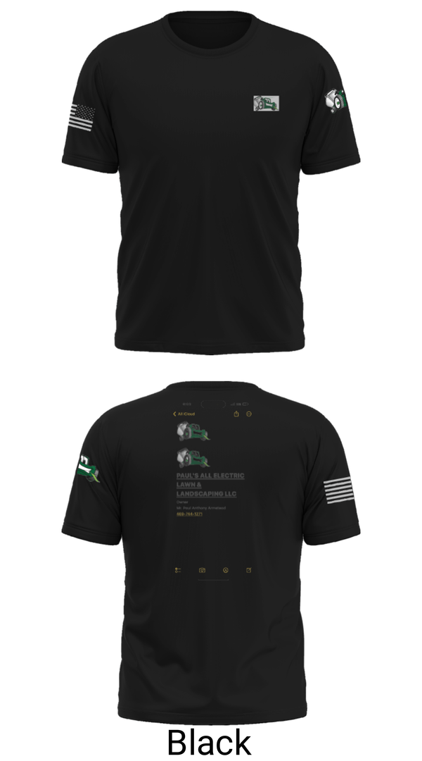Short Sleeve Performance Shirt, PAUL’S ALL ELECTRIC LAWN & LANDSCAPING, , Teamtime, Team time, sublimation, custom sports apparel, team uniforms, spirit wear, spiritwear, sports uniforms, custom shirts, team store, custom team store, fundraiser sports, apparel fundraiser