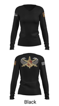 2-44 Air Defense Artillery Regiment 13491150 Women's Long Sleeve V-neck Shirt - 23