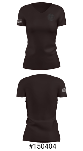 Women's Short Sleeve Vneck Shirt, South Barber 7-12 School, Spirit Store, Teamtime, Team time, sublimation, custom sports apparel, team uniforms, spirit wear, spiritwear, sports uniforms, custom shirts, team store, custom team store, fundraiser sports, apparel fundraiser