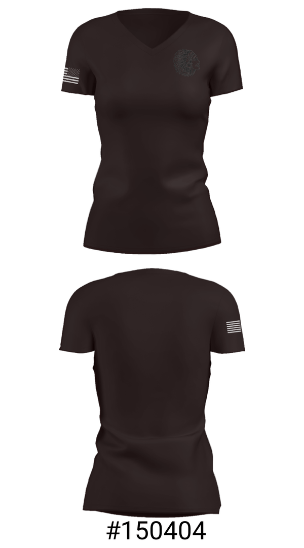 Women's Short Sleeve Vneck Shirt, South Barber 7-12 School, Spirit Store, Teamtime, Team time, sublimation, custom sports apparel, team uniforms, spirit wear, spiritwear, sports uniforms, custom shirts, team store, custom team store, fundraiser sports, apparel fundraiser