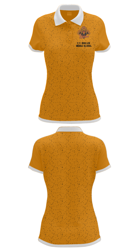 Women's Short Sleeve Performance Polo, C.V. Koogler Middle School, Spirit Store, Teamtime, Team time, sublimation, custom sports apparel, team uniforms, spirit wear, spiritwear, sports uniforms, custom shirts, team store, custom team store, fundraiser sports, apparel fundraiser