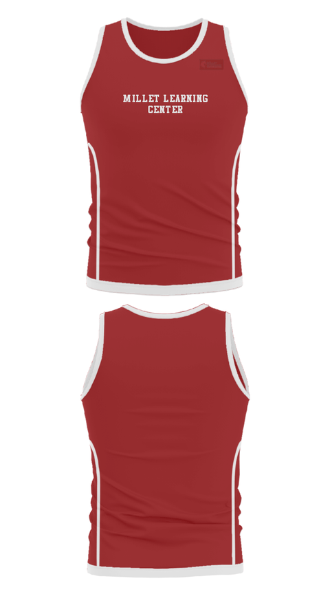 Tank Top, Millet Learning Center, Spirit Store, Teamtime, Team time, sublimation, custom sports apparel, team uniforms, spirit wear, spiritwear, sports uniforms, custom shirts, team store, custom team store, fundraiser sports, apparel fundraiser