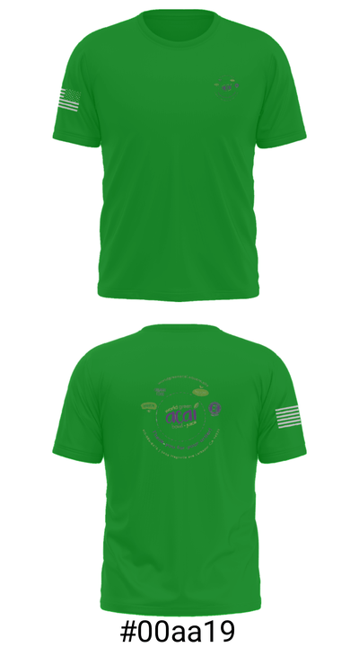 World green açaí bowl 42170125 Short Sleeve Performance Shirt - 19