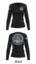 RGMV 28295836 Women's Long Sleeve V-neck Shirt - 13