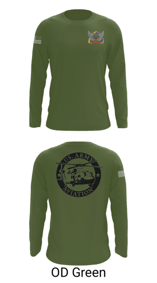 Long Sleeve Performance Shirt, A Co 1-13 AVN REGT, Army, Teamtime, Team time, sublimation, custom sports apparel, team uniforms, spirit wear, spiritwear, sports uniforms, custom shirts, team store, custom team store, fundraiser sports, apparel fundraiser
