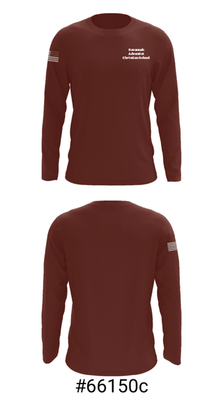 Long Sleeve Performance Shirt, Savannah Adventist Christian School, Spirit Store, Teamtime, Team time, sublimation, custom sports apparel, team uniforms, spirit wear, spiritwear, sports uniforms, custom shirts, team store, custom team store, fundraiser sports, apparel fundraiser
