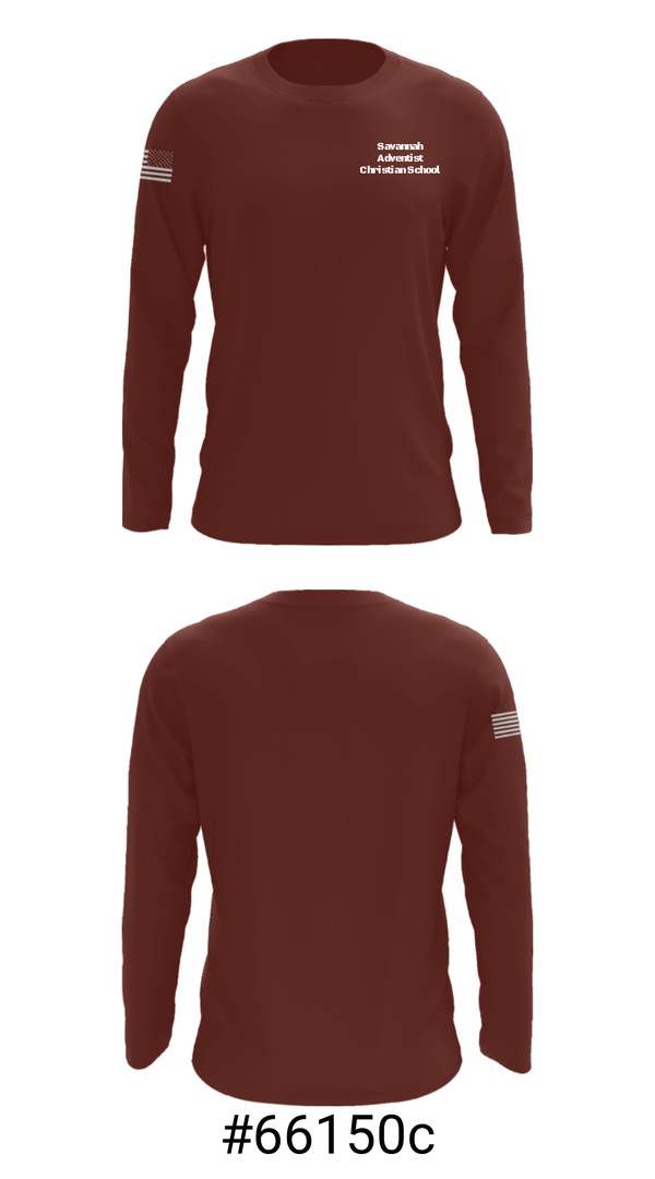 Long Sleeve Performance Shirt, Savannah Adventist Christian School, Spirit Store, Teamtime, Team time, sublimation, custom sports apparel, team uniforms, spirit wear, spiritwear, sports uniforms, custom shirts, team store, custom team store, fundraiser sports, apparel fundraiser
