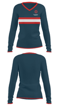 Texas LoneStar Basketball 43166892 Women's Long Sleeve V-neck Shirt - 33