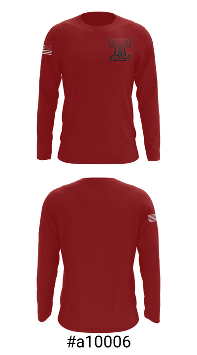 Clara Bolen Elementary School 75917618 Long Sleeve Performance Shirt - 18
