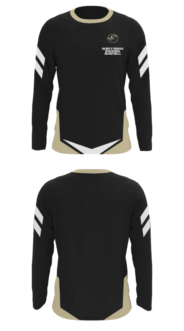 Long Sleeve Performance Shirt, Harry S Truman High School Basketball, Women's Basketball, Teamtime, Team time, sublimation, custom sports apparel, team uniforms, spirit wear, spiritwear, sports uniforms, custom shirts, team store, custom team store, fundraiser sports, apparel fundraiser
