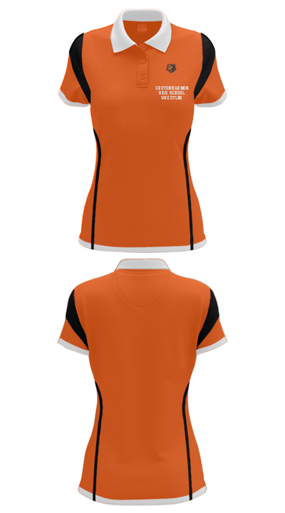 Croton-Harmon High School Wrestling 69464025 Women's Short Sleeve Performance Polo  - 28