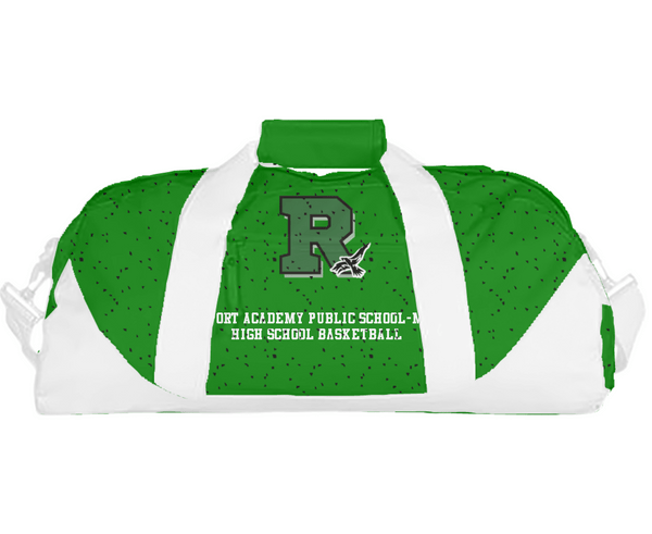 Duffle Bag, Rapoport Academy Public School-Meyer High School Basketball, Women's Basketball, Teamtime, Team time, sublimation, custom sports apparel, team uniforms, spirit wear, spiritwear, sports uniforms, custom shirts, team store, custom team store, fundraiser sports, apparel fundraiser