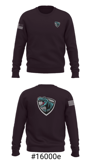 Crew Neck Sweatshirt, Rex95 Dino’s, Bowling, Teamtime, Team time, sublimation, custom sports apparel, team uniforms, spirit wear, spiritwear, sports uniforms, custom shirts, team store, custom team store, fundraiser sports, apparel fundraiser