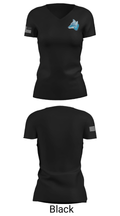 Hal E Clark Middle School Wrestling 13055372 Women's Short Sleeve V-neck Shirt - 14