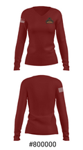 J F Shields High School Basketball 10341826 Women's Long Sleeve V-neck Shirt - 20