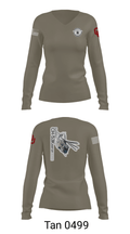 CH-53 14570002 Women's Long Sleeve V-neck Shirt - 39