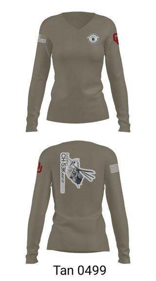 Women's Long Sleeve Vneck Shirt, , Marines, Teamtime, Team time, sublimation, custom sports apparel, team uniforms, spirit wear, spiritwear, sports uniforms, custom shirts, team store, custom team store, fundraiser sports, apparel fundraiser